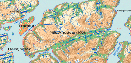 Figur 3.7 Nils Anudsen Kok, svensk östlapp, sommarbeten mellan
Balsfjorden och Ulfsfjorden.