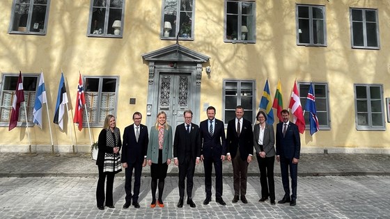 Gruppebilde, nordens utenriksministere