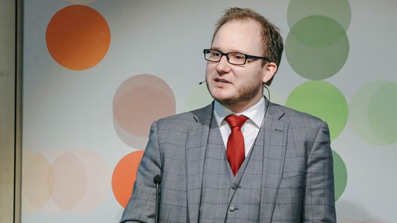 Statssekretær Daniel Bjarmann-Simonsen. Foto: Yngve Angvik.