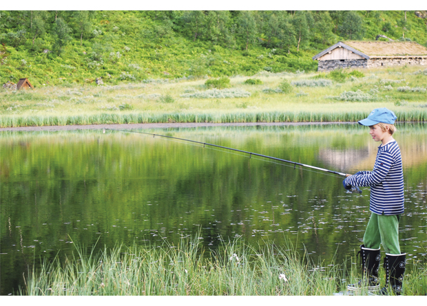 Figur 4.17 Fiske i fjellvann.