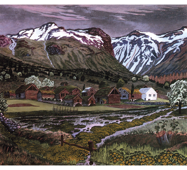 Figur 5.24 Soleienatt, malt av Nikolai Astrup2