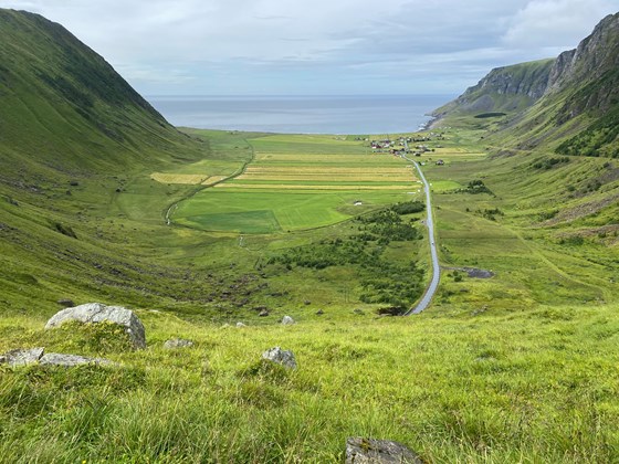 Utsikt mot Unstad 