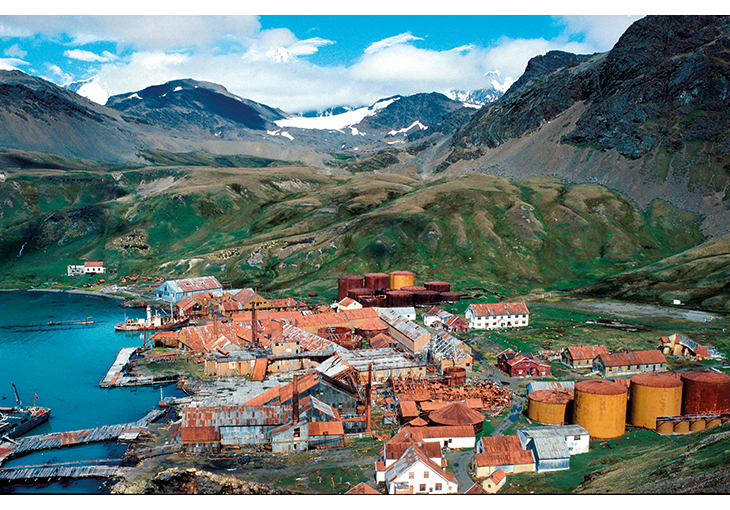 Figure 3.4 The whaling station at Grytviken, South Georgia, established in 1904. This picture is from the NARE expedition of 1989–90.