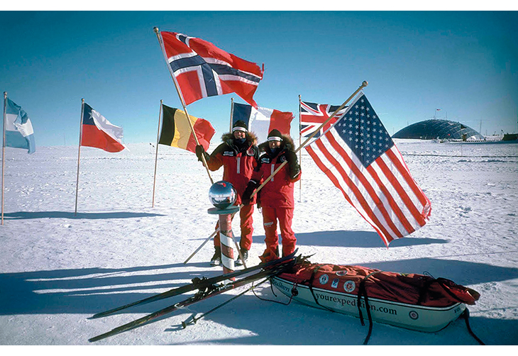 Figure 8.6 The South Pole expedition undertaken by Liv Arnesen and Ann Bancroft in 2001 is an example of a privately planned Antarctic expedition.