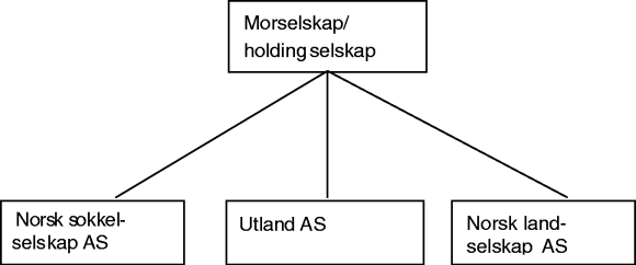 Figur 7-1 Søsterselskapsmodell