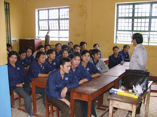 Figur 5.5 Utdanning av arbeidere i Vietnam gjennom Rogaland Training
and Education Centre.