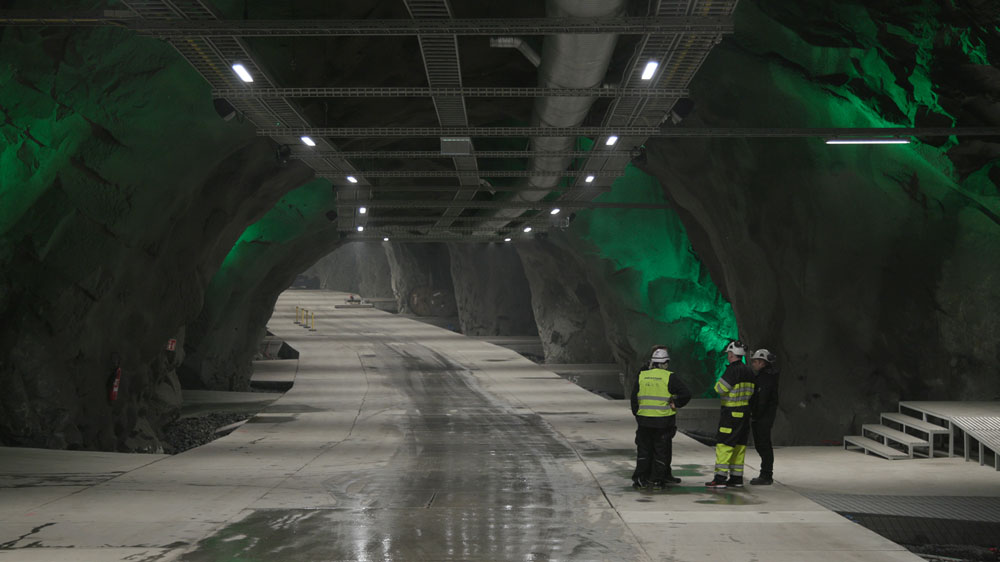 Figure 4.4 Lefdal Mine Data Centre is built in a disused mine between Måløy and Nordfjordeid.