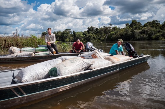 Boat on a river