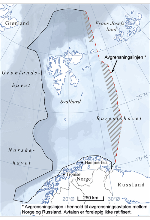 Figur 3.3 Norsk del av tidligere omstridt område