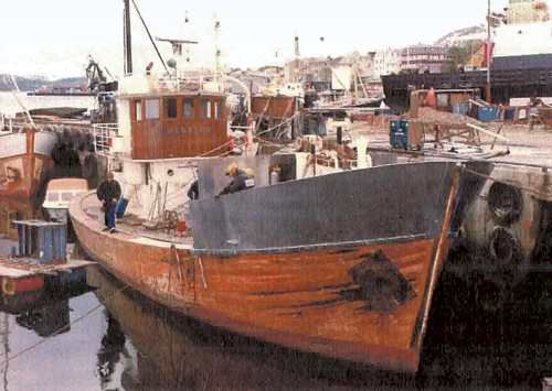 Figur 3.4 “Western” under ombygging ved Nord-Offshore
sommeren 1980.