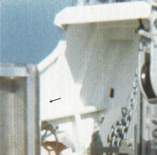 Figur 6.16 Fotografi av bakkdekk – babord side.
