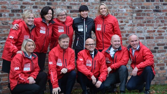 Group-photo of Minster of Culture, Thorhild Widvey, Minister of Children, Equality and Social Inclusion, Solveig Horne, Minister of Fisheries, Elisabeth Aspaker, Minister of Defence, Ine Eriksen Søreide, Minister of Agriculture and Food, Sylvi Listhaug, Minister of Trade and Industry, Monica Mæland, Minister of Health and Care Services, Bent Høie, Minister of EEA and EU Affairs, Vidar Helgesen, Minister of Justice and Public Security, Anders Anundsen and Minister of Local Government and Modernisation, Jan Tore Sanner.