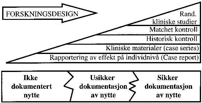 Figur 8.1 Det medisinske dokumentasjonshierariet