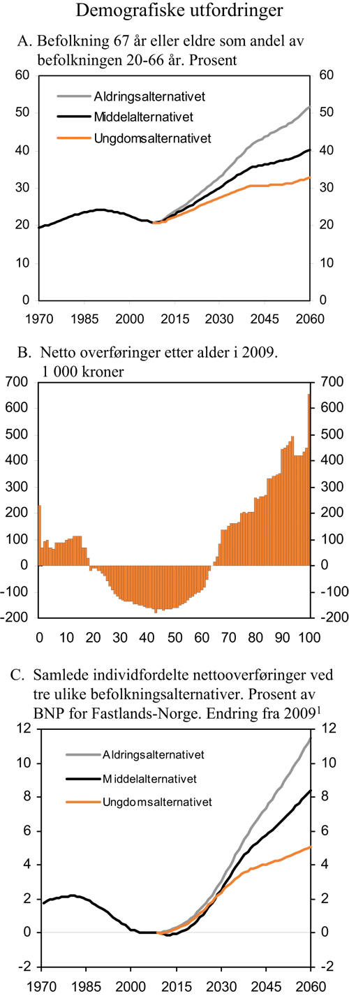 Figur 3.7 Demografiske utfordringer