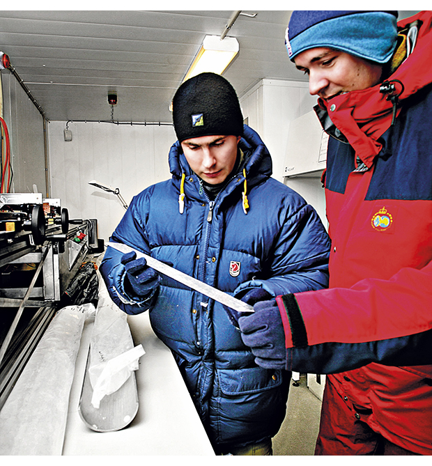 Figur 9.1 Forskning på is