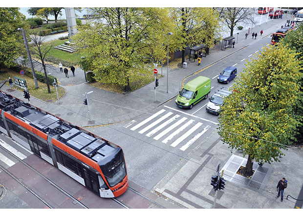 Figur 9.1 Bybanen i Bergen.