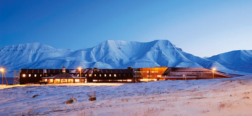 Figur 8.1 Universitetssenteret på Svalbard og Svalbard Forskningspark.