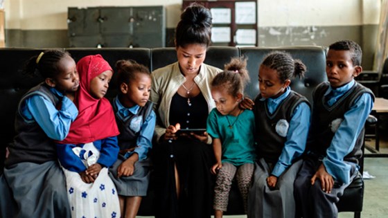 The Global Digital Library is part of the Global Book Alliance, an initiative co-funded by various organisations including USaid. Credit: Pål Laukli