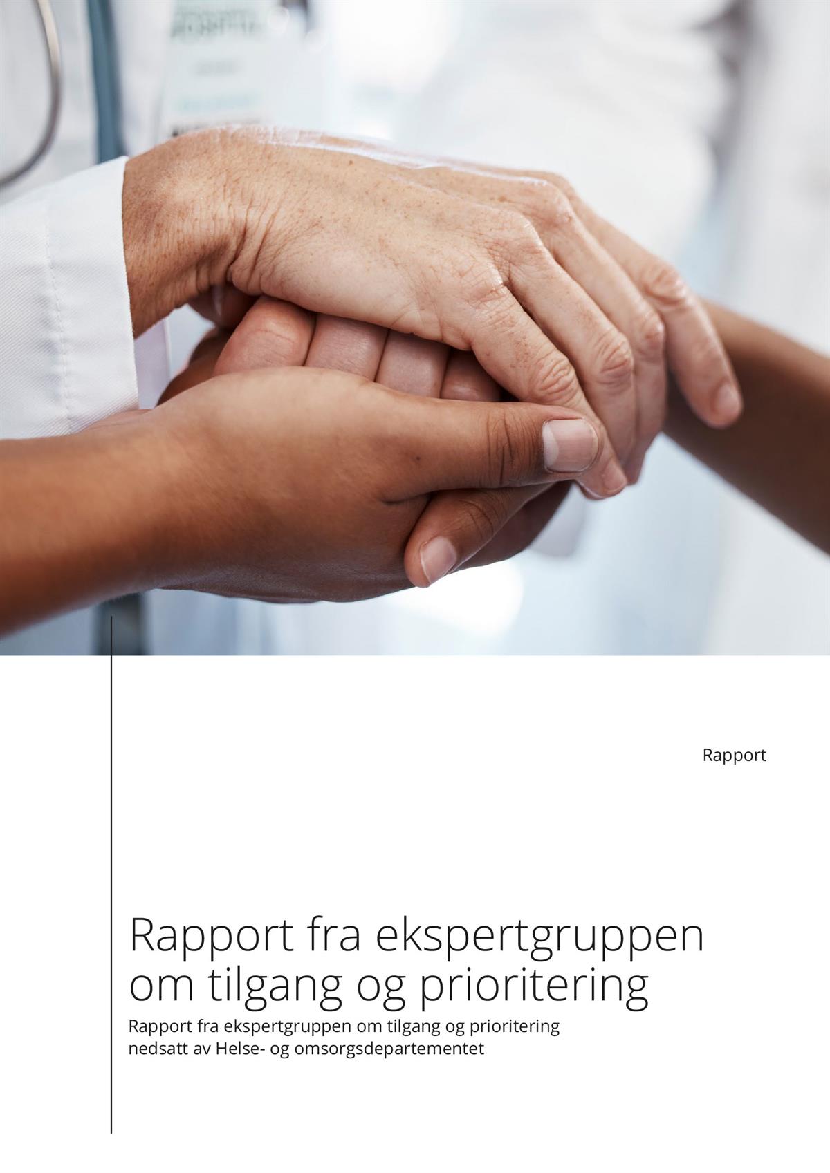 Rapportens forside