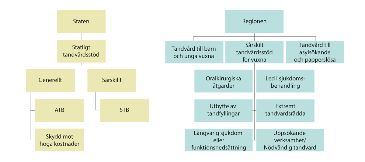 Figur 1.1 Det svenske tannhelsesystemet