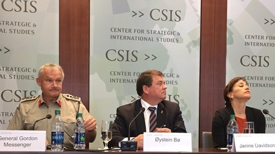 Øystein Bø attended the CSIS Event and held remarks on “Assessing the Third Offset”. Øystein Bø attended the CSIS Event and held remarks on “Assessing the Third Offset”.