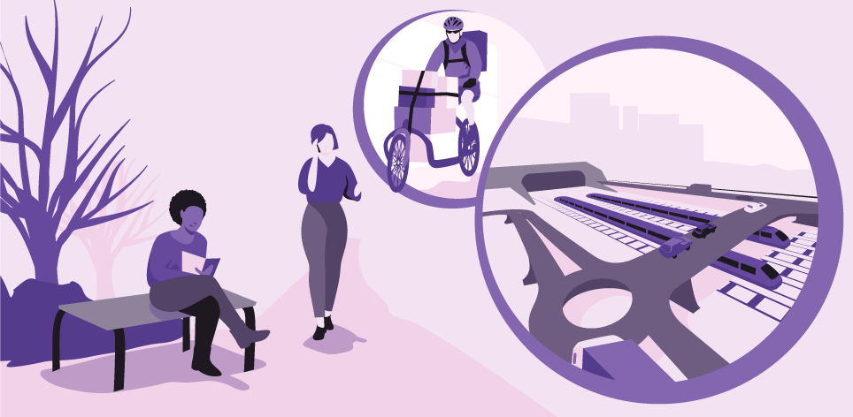 Figur 8.4 Byvekst og mobilitet