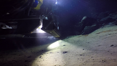 Kartlegging av havbunnsmineraler. Foto: Universitetet i Bergen Bilde av kartlegging av havbunnsmineraler