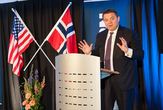 Statssekretær Øystein Bø besøkte NAMMO. Statssekretær Øystein Bø besøkte NAMMO.