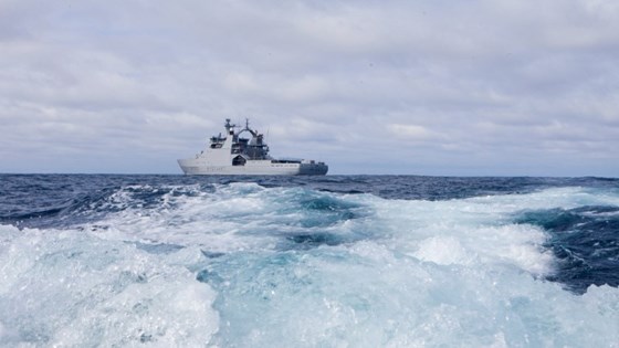 Illustrasjonsbilde: Sjøforsvarets kystvaktfartøy KV Svalbard. Illustrasjonsbilde: Sjøforsvarets kystvaktfartøy KV Svalbard.