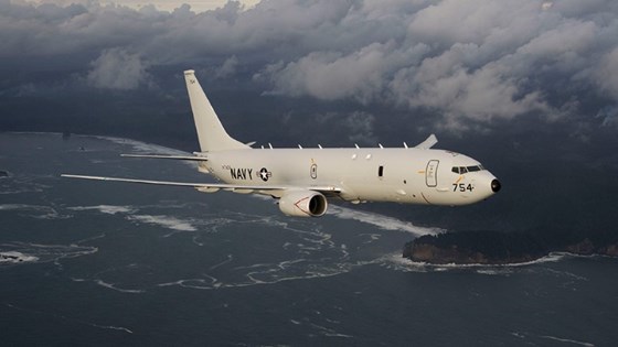 Illustrasjonsbilde av Boeings P-8A Poseidon (US Navys fly avbildet). Illustrasjonsbilde av Boeings P-8A Poseidon (US Navys fly avbildet).