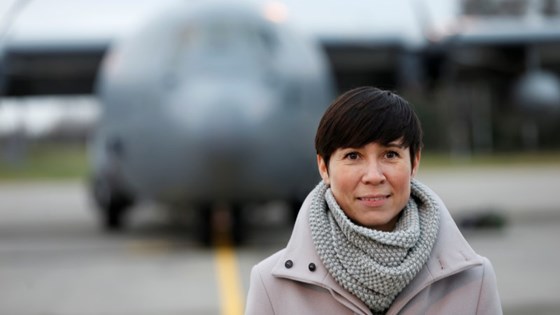 Forsvarsminister Ine Eriksen Søreide. Forsvarsminister Ine Eriksen Søreide.