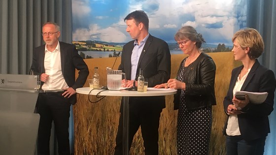 Fra dagens pressekonferanse
