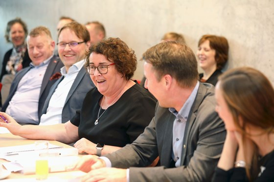 Det var god stemning under dialogseminaret.