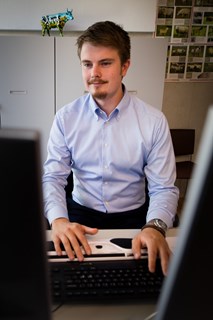 Stáhtačálli Rikard Gaarder Knutsen.