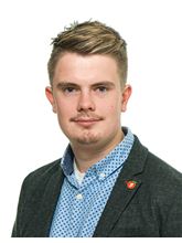Politisk rådgiver Rikard Gaarder Knutsen. Govva: Olav Heggø v