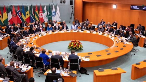 Fra Compact with Africa-høynivåmøtet i Berlin. 