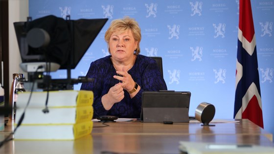 Statsminister Erna Solberg