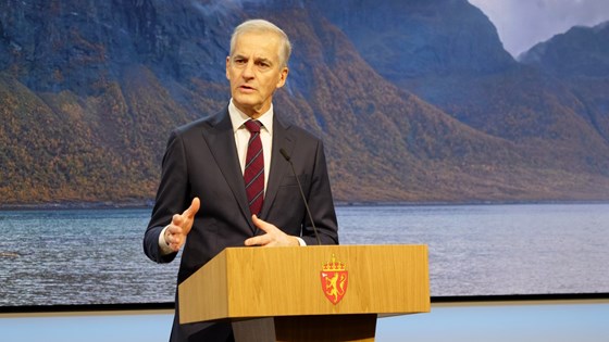 Statsminister Jonas Gahr Støre.