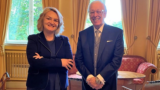 Ambassador of Kosovo, H.E. Dr Luci and ambassador of the US, H.E. Mr Nathanson . Credit: Tonje Røed, MFA