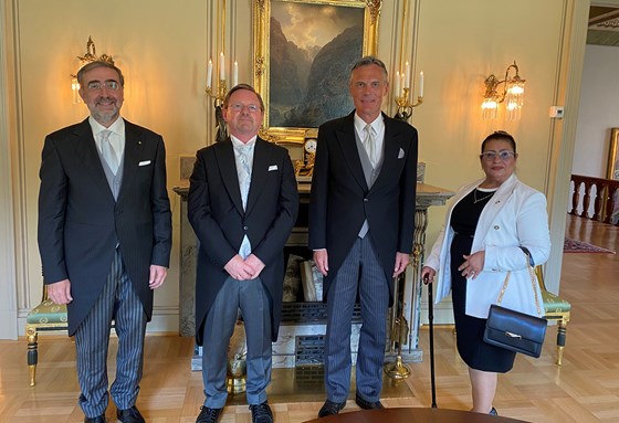 Four new ambassadors. Credit: Tonje Røed, MFA