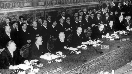 Fra signeringen av Romatraktaten for 60 år siden.