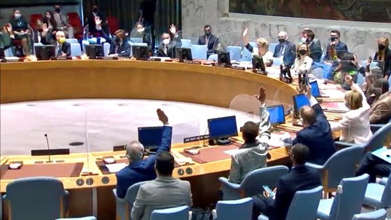 Sikkerhetsrådet var enstemmig i det videre engasjementet for Libya. Foto: FN