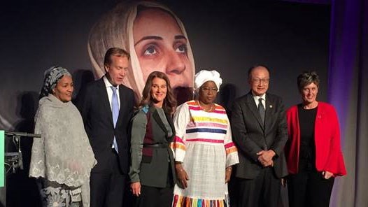 Fra «Every Woman Every Child»-arrangementet