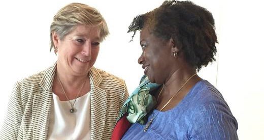 Statssekretær Tone Skogen og Natalia Kanem, UNFPA