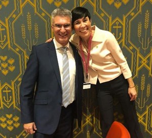 Maltas utenriksminister i møte med norsk kollega. Foto: Kjetil Halvorsen, UD