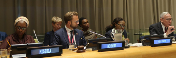 Norge (med utviklingsminister Nikolai Astrup) og Nigeria arrangerte møte om ulovlig kapitalflyt. Foto: Sunniva Furset, UD
