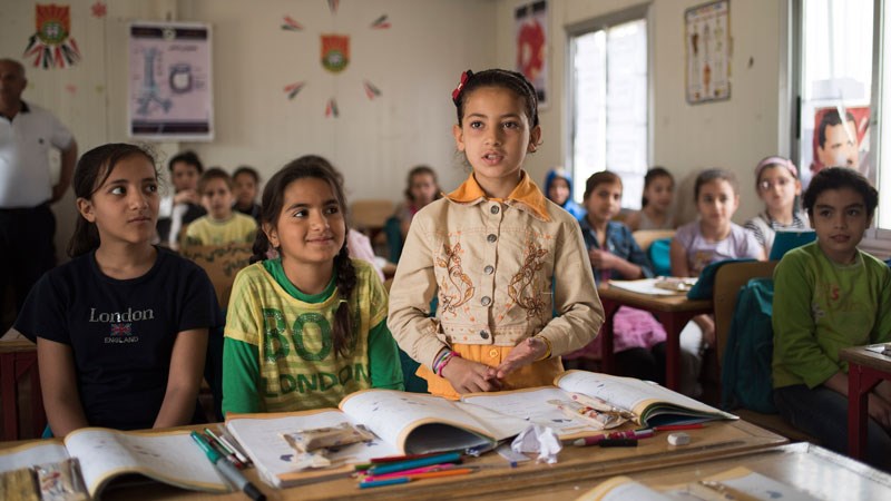 Syrian children in Aleppo. Photo: Truls Brekke, Unicef