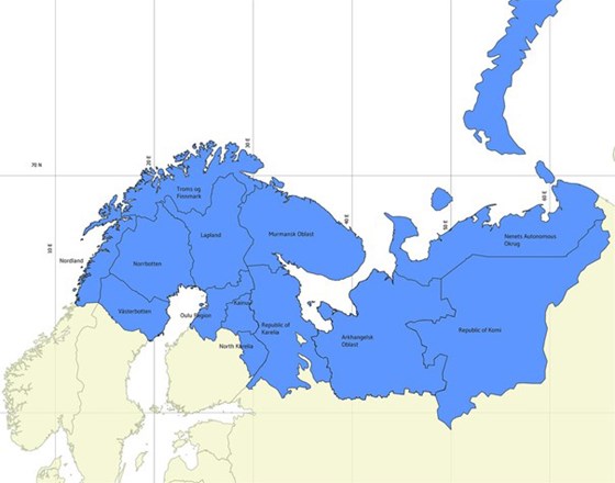 The Barents region. Credit: Arctic Centre, University of Lapland