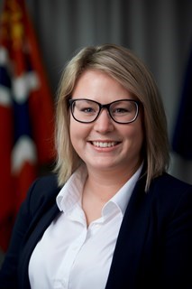 Politisk rådgiver Marte Ziolkowski. Foto: Torgeir Haugaard, Forsvaret