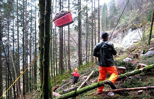 Løpekatten i taubanen